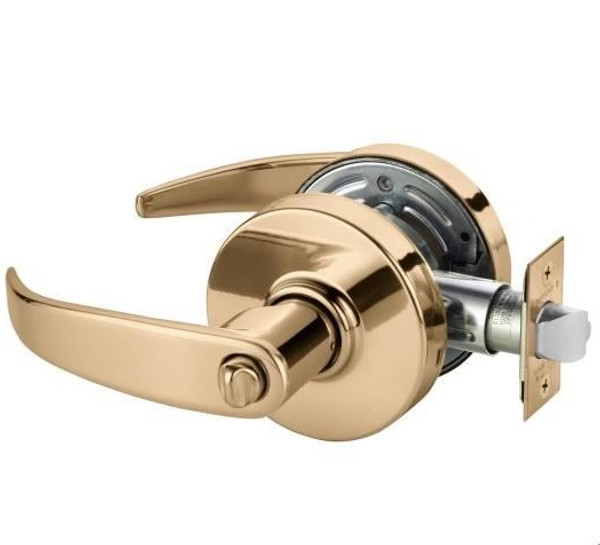 Sargent 7U65LP-9 Polished Bronze Privacy P-Lever with L-Rose