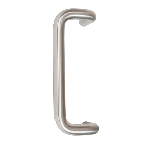 Trimco 1191-1-628 Satin Aluminum 3/4" dia. 90 Degree Offset Pull - 8" CTC