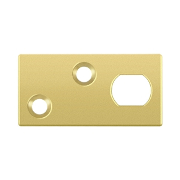 Deltana GP12EFB3 Polished Brass Guide for 12EFB Extension Flush Bolt