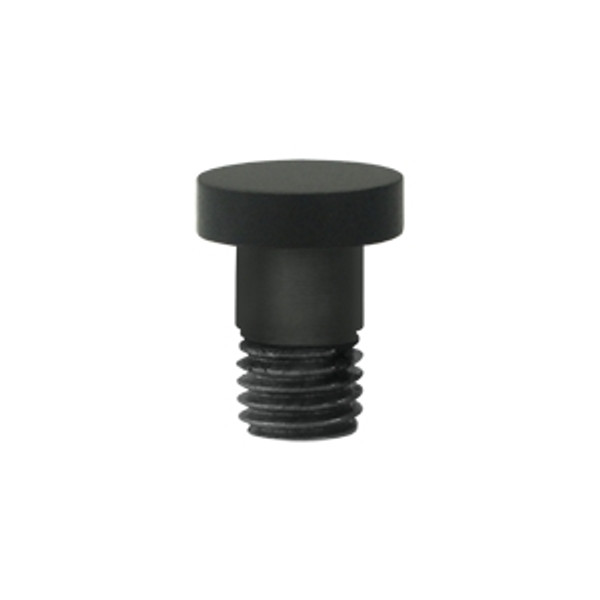 Deltana HPSS70U19 Flat Black Extended Button Tip for Solid Brass Hinges