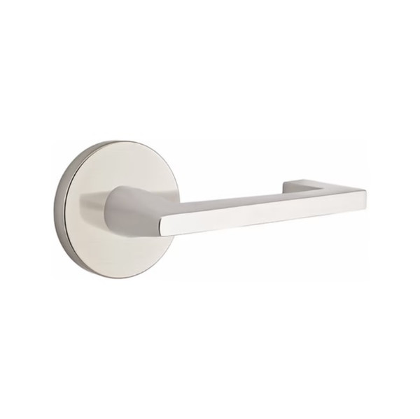 Emtek AG-US15-PASS Satin Nickel Argos Passage Lever with Your Choice of Rosette