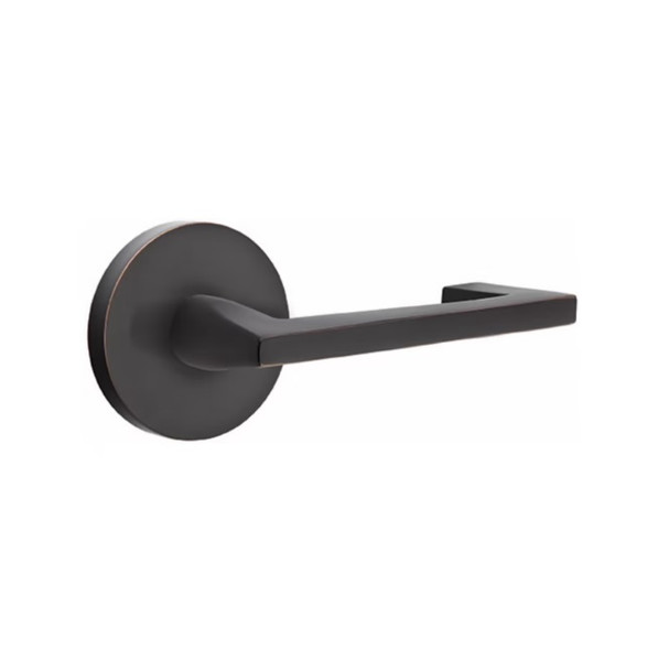 Emtek AG-US10B-PRIV Oil Rubbed Bronze Argos Privacy Lever with Your Choice of Rosette