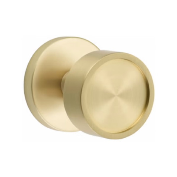 Emtek VR-US4-PASS Satin Brass Verve Passage Knob with Your Choice of Rosette