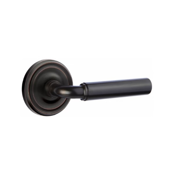 Emtek MNG-US10B-PRIV Oil Rubbed Bronze Manning Privacy Lever with Your Choice of Rosette