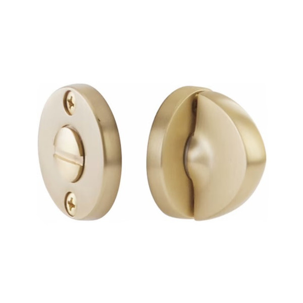 Emtek 8682-US15 Satin Nickel Disk Thumbturn Privacy Set