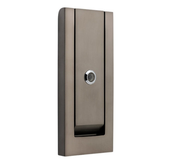 Baldwin 0185076 Modern Door Knocker with Scope Lifetime Graphite Nickel Finish