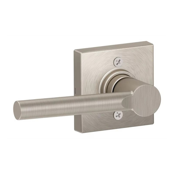 Dexter J170BRW619COL Satin Nickel Half Dummy Broadway Lever with Collins Rose