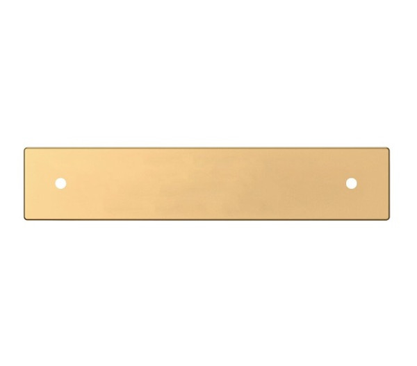 Baldwin 4926003 4" Center to Center Contemporary Back Plate Lifetime Brass Finish