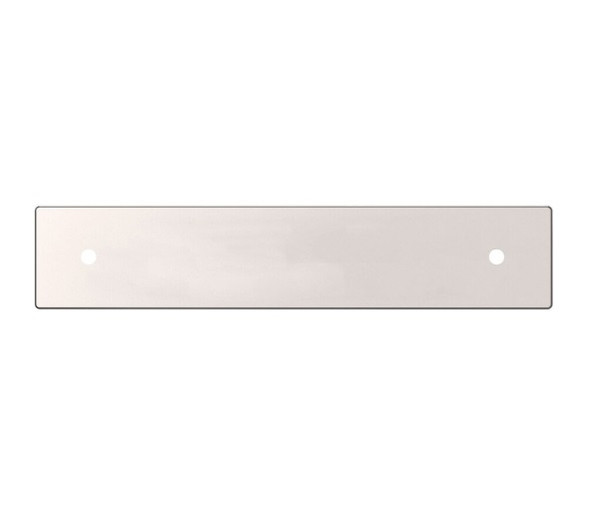 Baldwin 4926055 4" Center to Center Contemporary Back Plate Lifetime Polished Nickel Finish