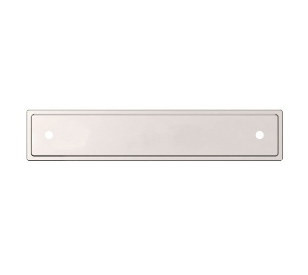 Baldwin 4940055 4" Center to Center Transitional Back Plate Lifetime Polished Nickel Finish