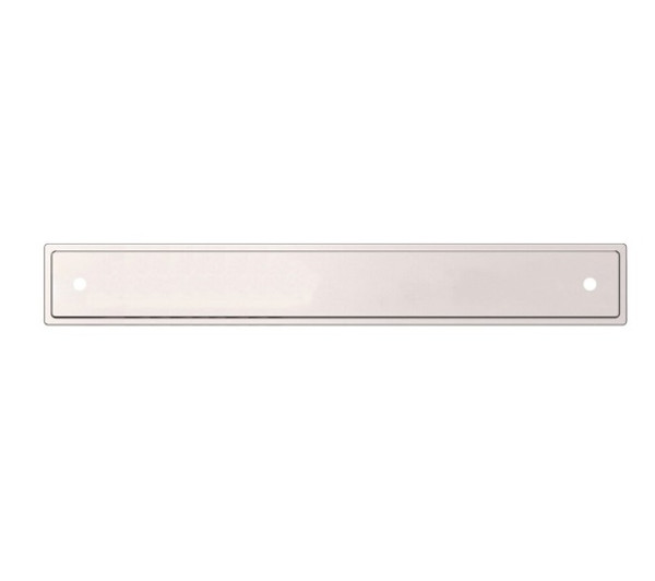 Baldwin 4941055 6" Center to Center Transitional Back Plate Lifetime Polished Nickel Finish