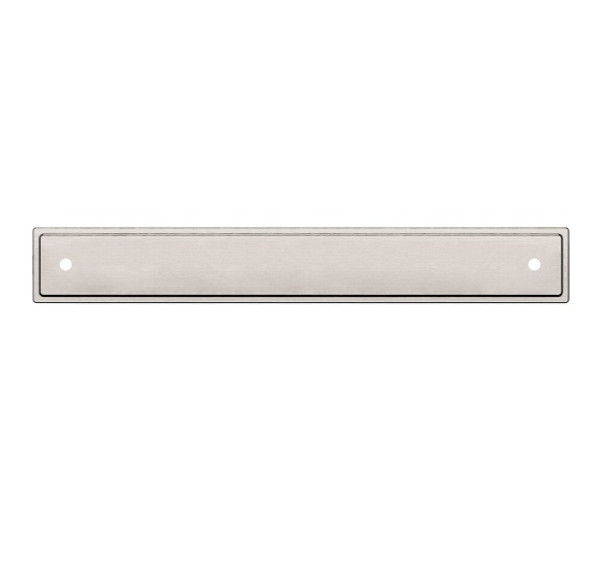 Baldwin 4941150 6" Center to Center Transitional Back Plate Satin Nickel Finish