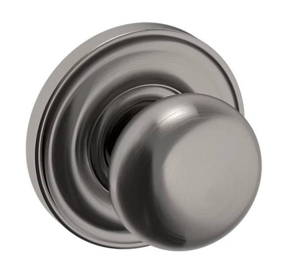 Baldwin 5030076FD-PRE Lifetime Graphite Nickel Full Dummy Knob with 5048 Rose