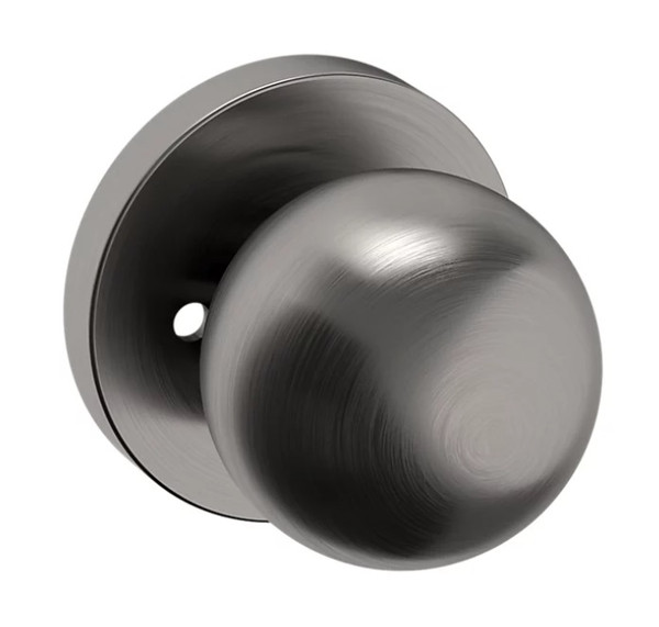 Baldwin 5041076PRIV-PRE Lifetime Graphite Nickel Passage Knob with 5046 Rose