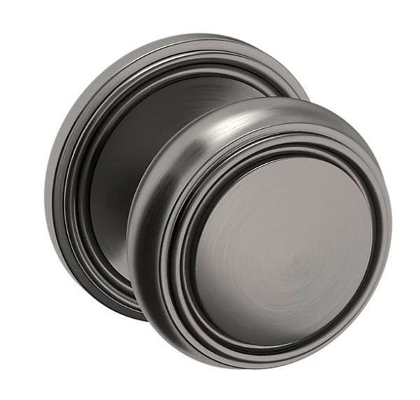 Baldwin 5068076PASS-PRE Lifetime Graphite Nickel Passage Knob with 5070 Rose