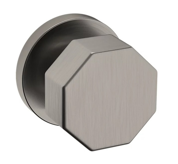 Baldwin 5073076PASS-PRE Lifetime Graphite Nickel Passage Knob with 5046 Rose