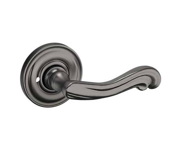 Baldwin 5108076PRIV-PRE Lifetime Graphite Nickel Privacy Lever with 5048 Rose