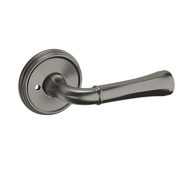 Baldwin 5113076PRIV-PRE Lifetime Graphite Nickel Privacy Lever with 5078 Rose