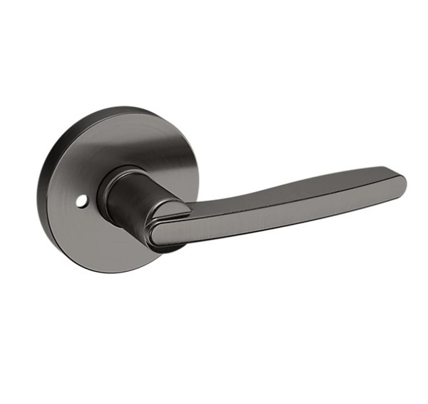 Baldwin 5164076PRIV-PRE Lifetime Graphite Nickel Privacy Lever with 5046 Rose