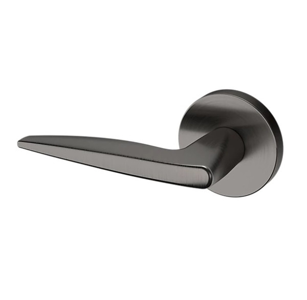 Baldwin 5166076LDM-PRE Lifetime Graphite Nickel Left Handed Half Dummy Lever with 5046 Rose