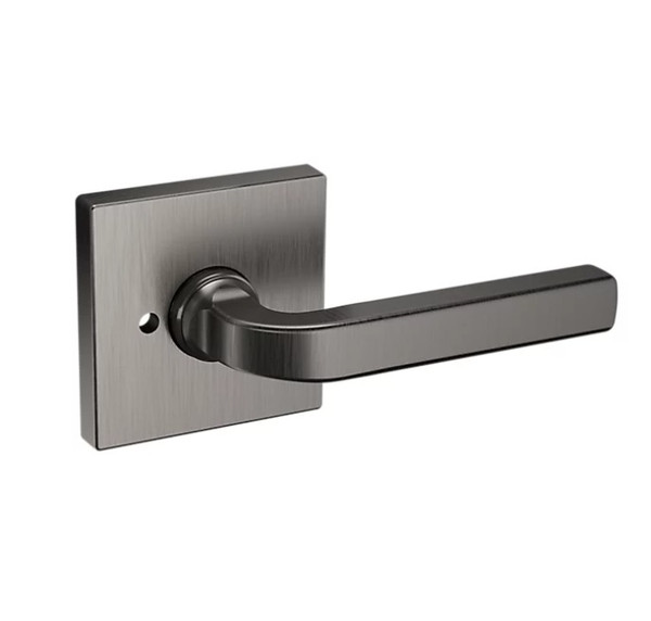 Baldwin 5190076PRIV-PRE Lifetime Graphite Nickel Privacy Lever with R017 Rose