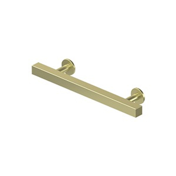 Deltana POM40U3-UNL Pommel 4" Center to Center Cabinet Pull Unlacquered Bright Brass Finish