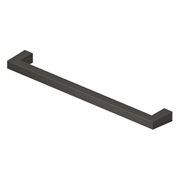Deltana SBP80U10B Modern Square Bar Cabinet Pull with 8" Center to Center Oil Rubbed Bronze Finish