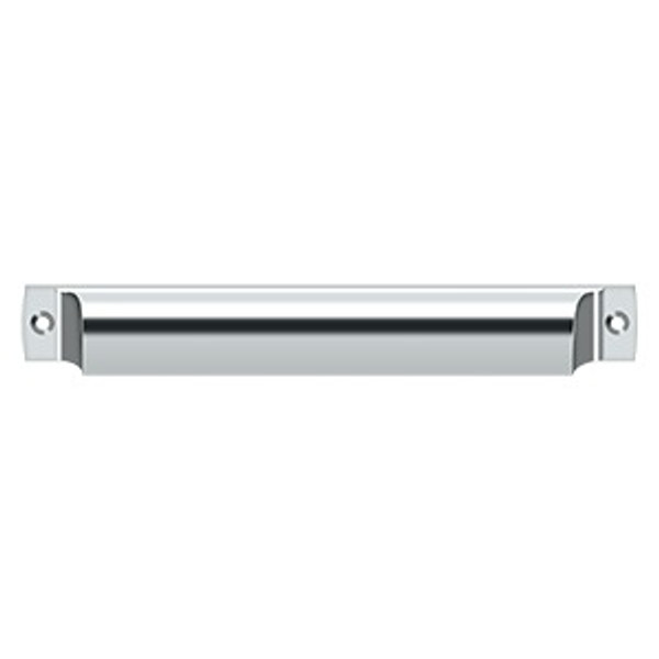 Deltana SHP70U26 7" Rectangular Shell Pull Polished Chrome Finish