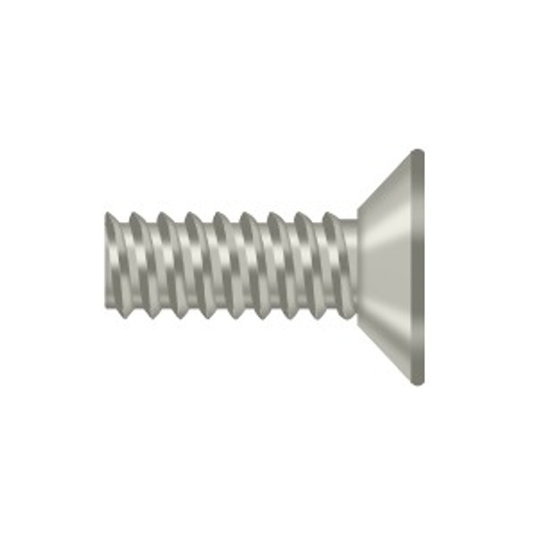 Deltana SCMS905U15 Machine Screw; Steel; #9 x 1/2"; Satin Nickel Finish