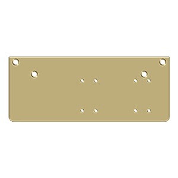 Deltana DP4041P-GOLD Drop Plate for DC40 - Parallel Arm Installation; Gold Finish