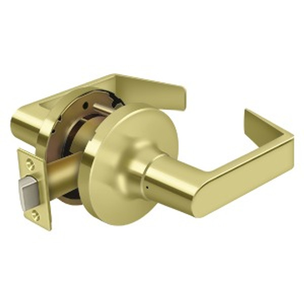 Deltana CL501FLC-3 Commercial Passage Standard Grade 1; Clarendon; Bright Brass Finish