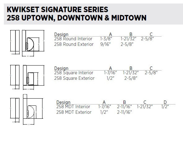 Kwikset 258SQT-740HFLSQT-15 Satin Nickel Downtown Single Cylinder Deadbolt with Halifax Keyed Entry Lever