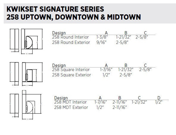 Kwikset 258MDT-740AYKMDT-15 Satin Nickel Midtown Single Cylinder Deadbolt with Arroyo Keyed Entry Knob