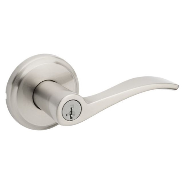 Kwikset 740SEL-15 Satin Nickel Sedona Keyed Entry Lever