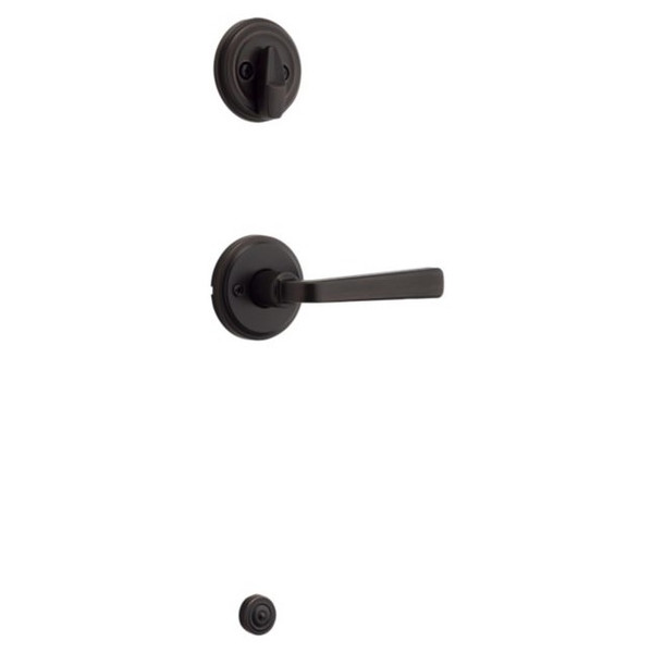 Kwikset 966TDL-11P Venetian Bronze Trafford Lever Single Cylinder Handleset (Interior Side Only)