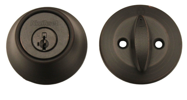 Kwikset BB-660-11PS Venetian Bronze Single Cylinder Deadbolt