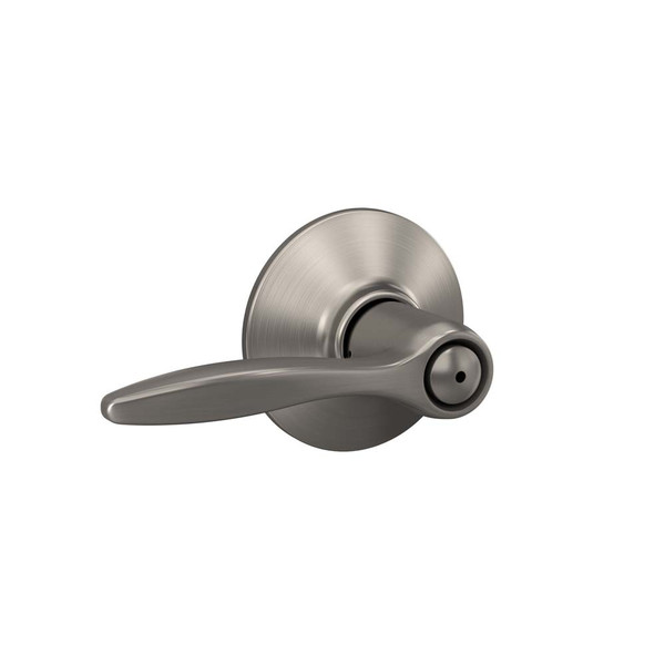 Schlage F40DEL619 Satin Nickel Privacy Delfayo Style Lever