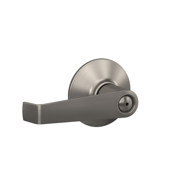 Schlage F40ELA619 Satin Nickel Privacy Elan Style Lever