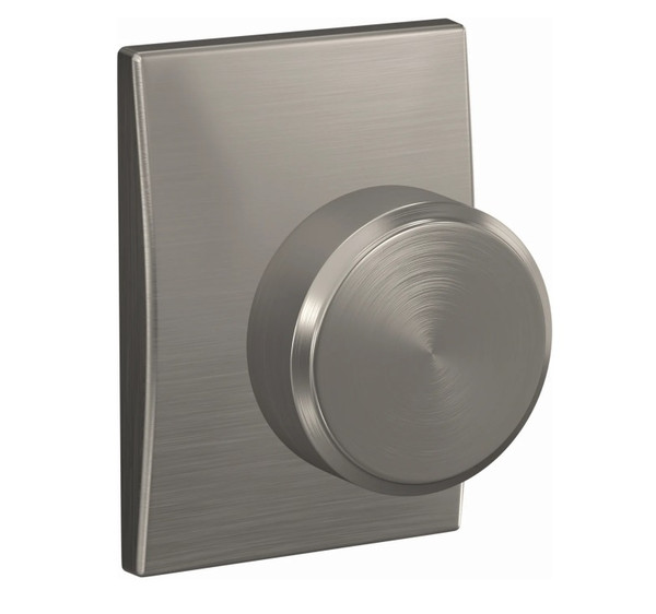 Schlage FC21SWA619CEN Swanson Knob with Century Rose Passage and Privacy Lock Satin Nickel Finish