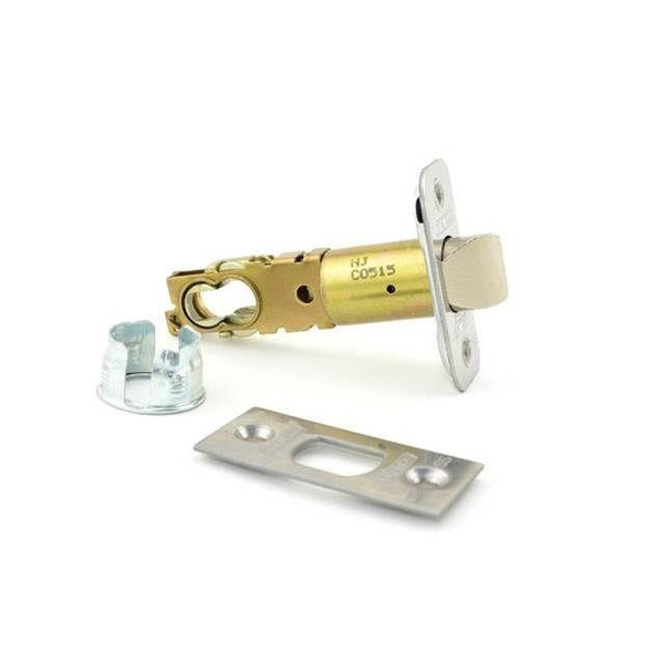 Schlage Residential 16210619 Triple Option Adjustable Spring Latch Satin Nickel Finish