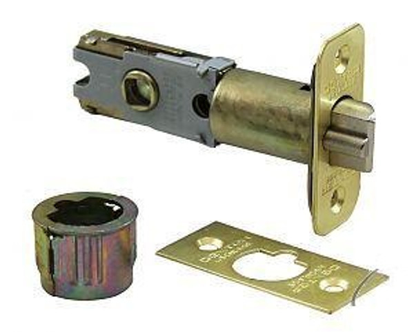 Schlage Residential 16255605 Triple Option Adjustable Deadlatch Bright Brass Finish