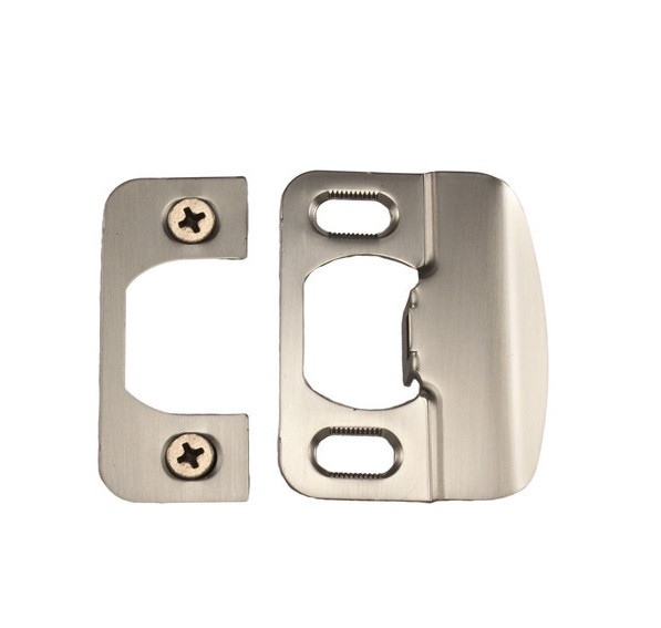 Kwikset 83534-003 Round Corner Adjustable Lip Strike Satin Nickel