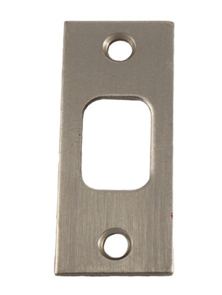 Kwikset 85278-020 1-1/8" x 2-3/4" Square Corner Deadbolt Strike Satin Nickel Finish