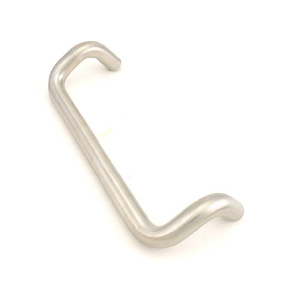 Ives Commercial 8190HD232D 12" 90 Degree Offset Door Pull; 1" Round and 2-1/4" Clearance Satin Stainless Steel Finish