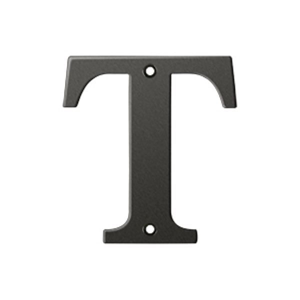 Deltana RL4T-10B Oil Rubbed Bronze 4" Letter "T"