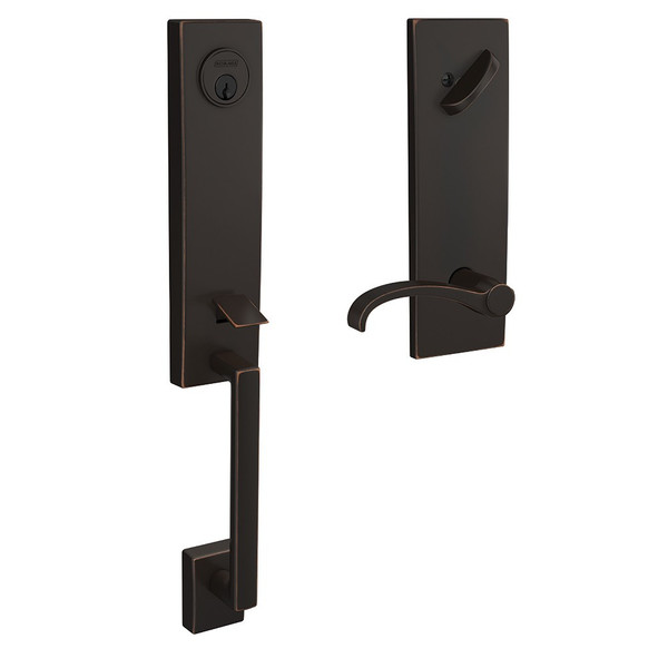 Schlage FCT60CEN716WITCEN Century Single Cylinder Handleset with Whitney Lever and Century Rose Aged Bronze Schlage FCT60CEN716WITCEN Century Single Cylinder Handleset with Whitney Lever and Century Rose Aged Bronze