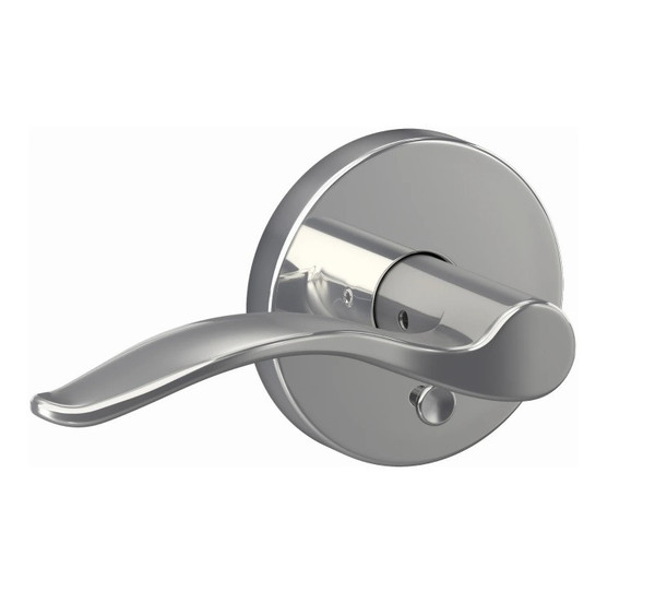 Schlage FC21PEN625HOW Pennant Lever with Howe Rose Passage and Privacy Lock Polished Chrome Finish