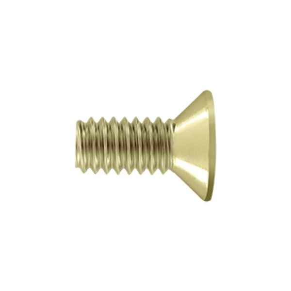 Deltana SCMB1205U3 Polished Brass #12 x 1/2" Brass Machine Screw