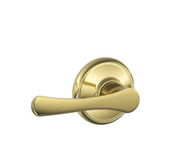 Schlage F10VLA505 Lifetime Brass Passage Avila Style Lever