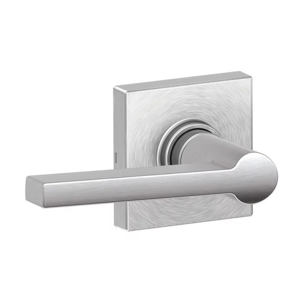 Dexter J10SOL626COL Satin Chrome Passage Solstice Lever with Collins Rose